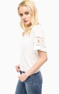 Блуза с короткими рукавами и открытой спиной MET