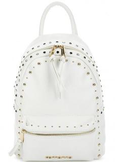 Белый рюкзак с металлическим декором Fornarina