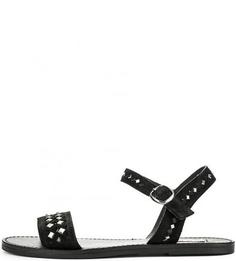 Замшевые сандалии с клеевым декором Steve Madden