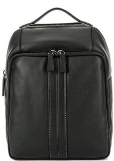 Кожаный рюкзак с карманами Gianni Conti