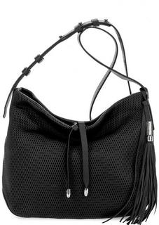 Черная сумка из фактурной кожи Gianni Conti