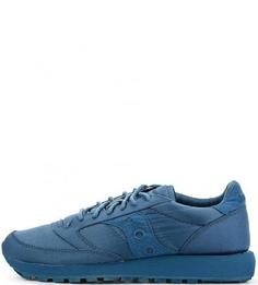 Синие текстильные кроссовки Saucony