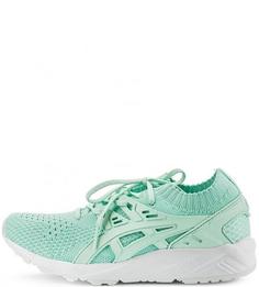 Текстильные кроссовки мятного цвета Asics Tiger