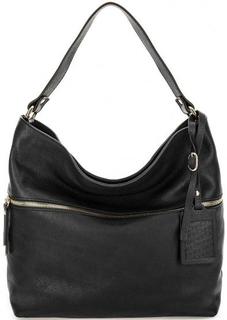 Кожаная сумка с одним отделом на молнии Gianni Conti