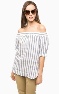 Блуза с короткими рукавами в полоску Michael Michael Kors