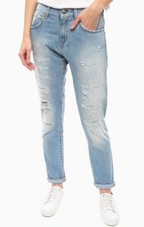 Рваные джинсы с потертостями Pinko