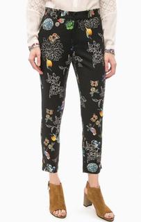 Укороченные брюки с цветочным принтом Desigual