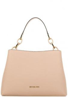 Бежевая сумка из сафьяновой кожи Michael Michael Kors