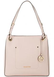 Кожаная сумка розового цвета с двумя ручками Michael Michael Kors