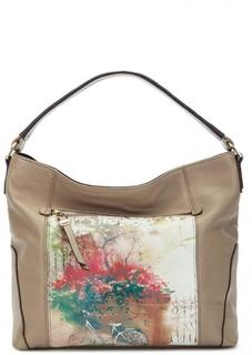 Кожаная сумка с ручкой и съемным плечевым ремнем Fiato Dream