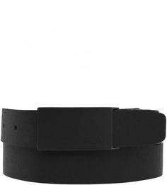 Черный кожаный ремень Wrangler