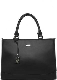 Черная сумка из натуральной кожи на молнии Picard