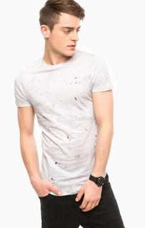 Серая хлопковая футболка Religion