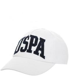 Бейсболка из хлопка с нашивками U.S. Polo Assn.