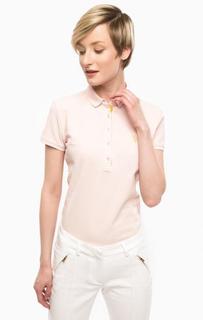 Розовая хлопковая футболка поло U.S. Polo Assn.