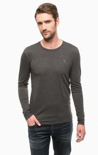 Хлопковая футболка с длинными рукавами Trussardi Jeans