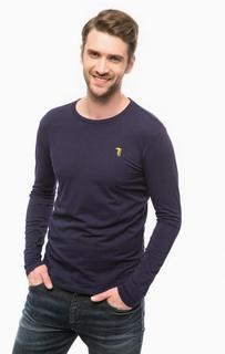Хлопковая футболка с длинными рукавами Trussardi Jeans