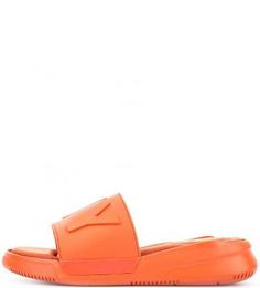 Резиновые сланцы с текстильной стелькой Dkny
