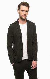 Серый пиджак на пуговицах Lagerfeld