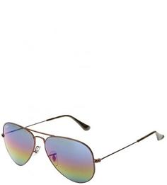 Очки-авиаторы в металлической оправе Ray Ban