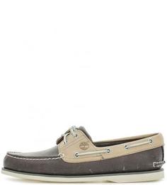 Кожаные топсайдеры с втачной стелькой Timberland