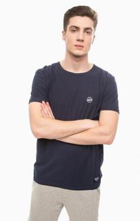 Синяя футболка с короткими рукавами Tom Tailor Denim