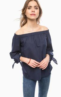 Хлопковая блуза с открытыми плечами Scotch&Soda