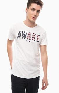 Футболка с короткими рукавами и принтом Tom Tailor Denim