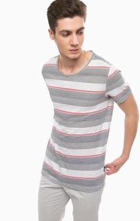 Хлопковая футболка в полоску Strellson
