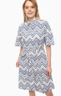 Платье из хлопка с поясом Pennyblack