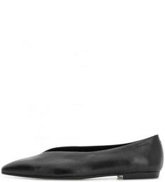 Черные балетки из натуральной кожи Vagabond