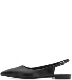 Черные кожаные сандалии Vagabond