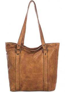 Сумка из натуральной кожи с длинными ручками Gianni Conti