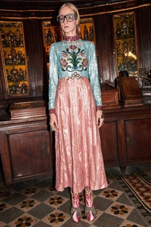 Платье с пайетками Gucci