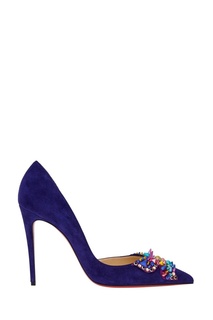 Замшевые туфли Farfaclou 100 Christian Louboutin