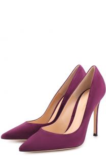 Замшевые туфли Gianvito 105 на шпильке Gianvito Rossi