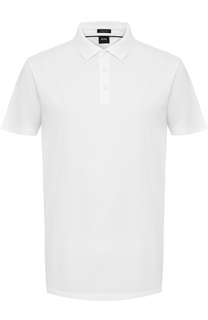Хлопковое поло с короткими рукавами HUGO