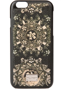 Кожаный чехол для iPhone 6/6S с принтом Dolce &amp; Gabbana