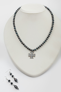 Комплект: кулон и серьги Aquamarine