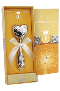 Погремушка "Сердце с цветами" Аргента