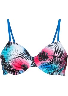 Купальный бюстгальтер на косточках, чашка C (синий/красный) Bonprix