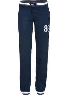 Функциональные трикотажные брюки (темно-синий меланж) Bonprix