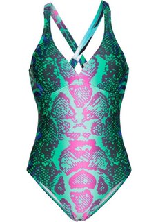 Купальник (бирюзовый/ярко-розовый) Bonprix