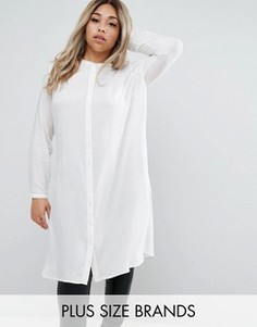 Удлиненная рубашка Junarose - Белый