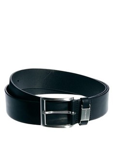 Кожаный ремень Hugo Boss Connio - Черный