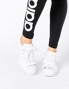 Белые кроссовки в стиле 80-х adidas Originals Superstar - Белый