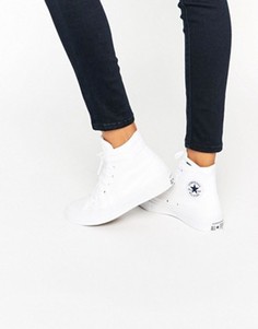 Высокие белые кеды Converse All Star Chuck Taylor II - Белый