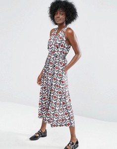Платье с запахом ASOS Made In Kenya - Мульти