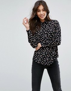 Рубашка с принтом сердец Sugarhill Boutique - Мульти
