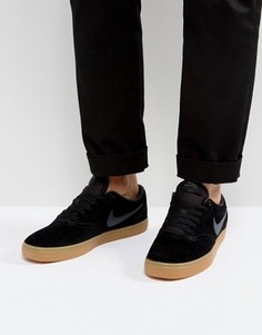 Черные кроссовки Nike SB Check Solar 843895-003 - Черный